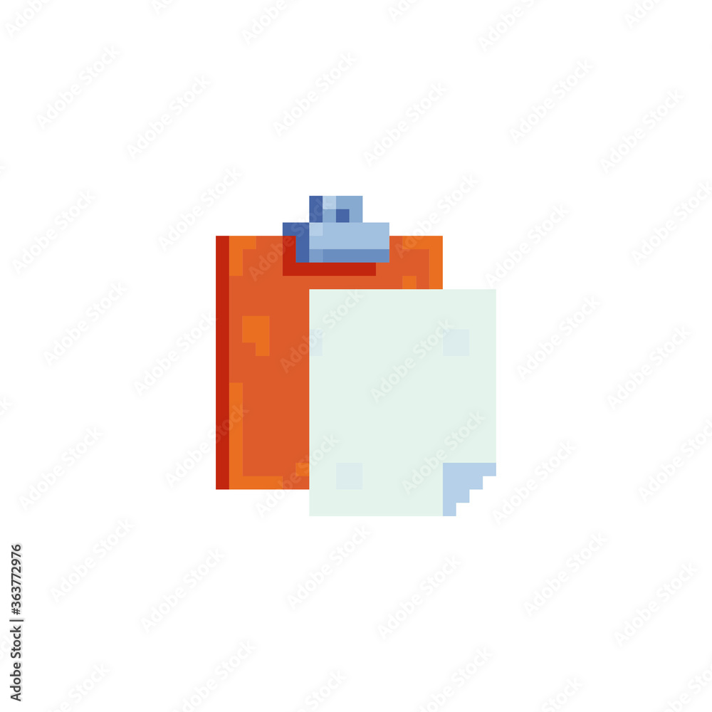paste icon, pixel art, clipboard, data, new document, note isolated vector illustration. Element design for sticker, logo, web, mobile app. 8-bit. paste icon, pixel art, clipboard, data, new document, note isolated vector illustration. Element design for sticker, logo, web, mobile app. 8-bit.