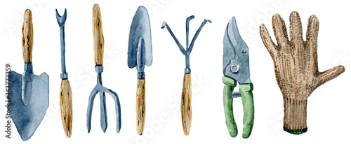 Gardening tools collection