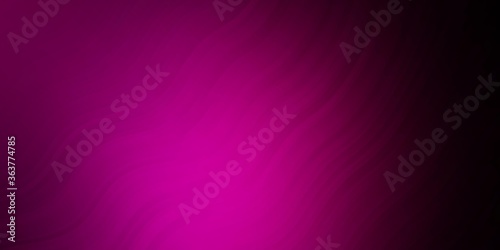 Dark Pink vector layout with curves. Colorful illustration with curved lines. Pattern for websites, landing pages.