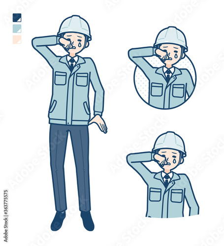 simple work wear man_cry