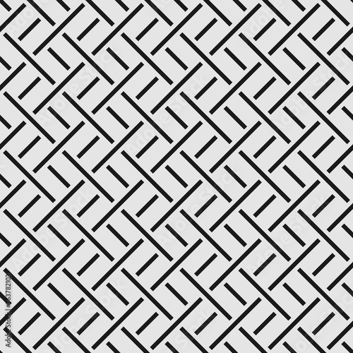 Seamless geometric weave pattern with elements of lines