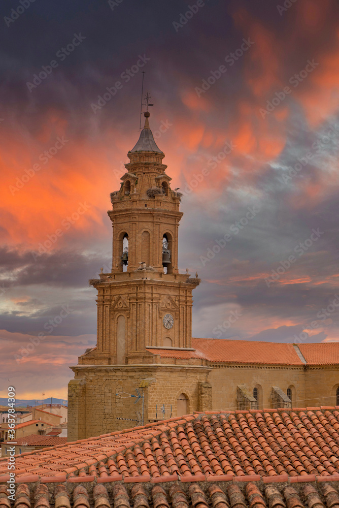 The town of Lerin in Navarra, Spain The town of Lerin in Navarra, Spain
