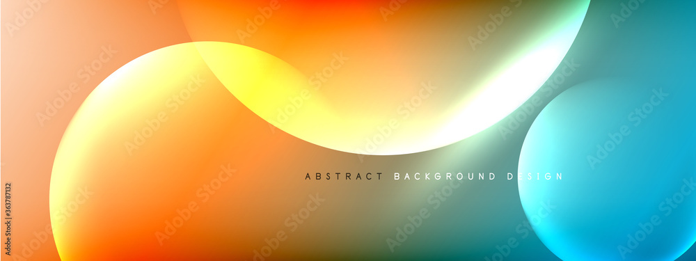 Vector abstract background liquid bubble circles on fluid gradient with shadows and light effects. Shiny design templates for text Vector abstract background liquid bubble circles on fluid gradient with shadows and light effects. Shiny design templates for text