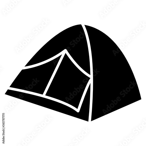 Tent icon vector illustration Travel Hikking Outdor Icon