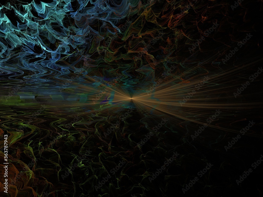 Naklejka premium Imaginatory fractal background Image