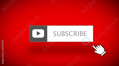 Click the subscribe button with the finger cursor