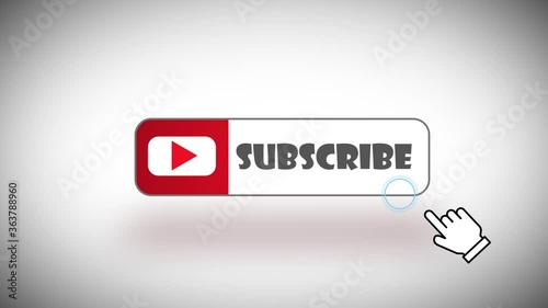 Click the subscribe button with the finger cursor