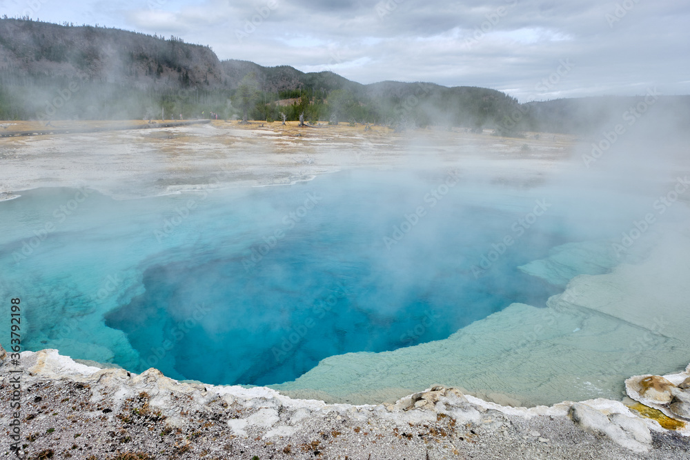 Sapphire Pool, Yellowstone National park, Wyoming Sapphire Pool, Yellowstone National park, Wyoming