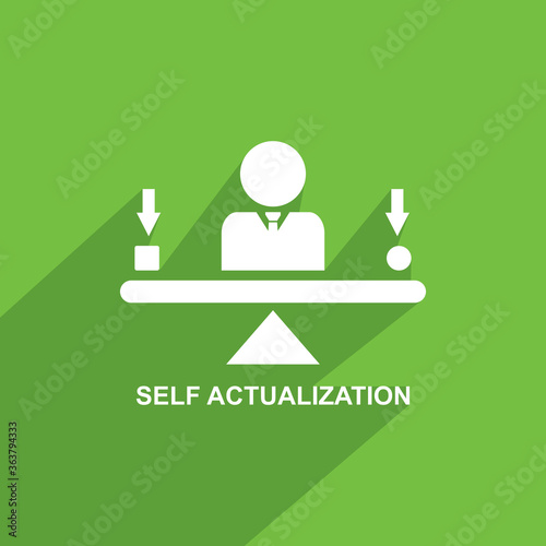 self actualization icon, Business icon vector