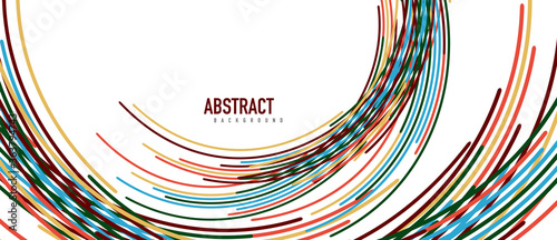 Аbstract moving colorful lines vector backgrounds for cover, placard, poster, banner or flyer