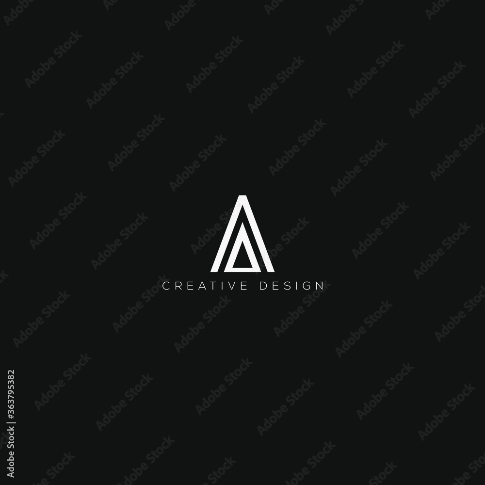 Alphabet letter icon logo A minimal logo.
Alphabet letter icon logo A minimal logo.