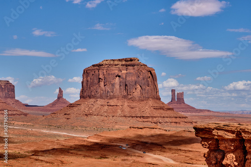 Landscape of Monument valley. Navajo tribal park, USA