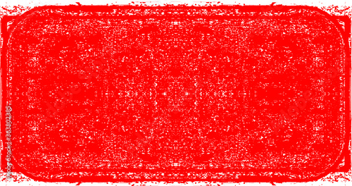 Stamp Texture . Distressed Brush Stroke . red Modern banner .