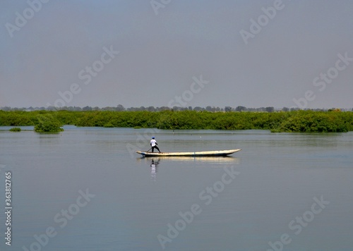 boat on the lake