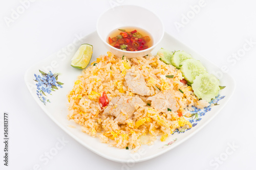  Fried rice with pork