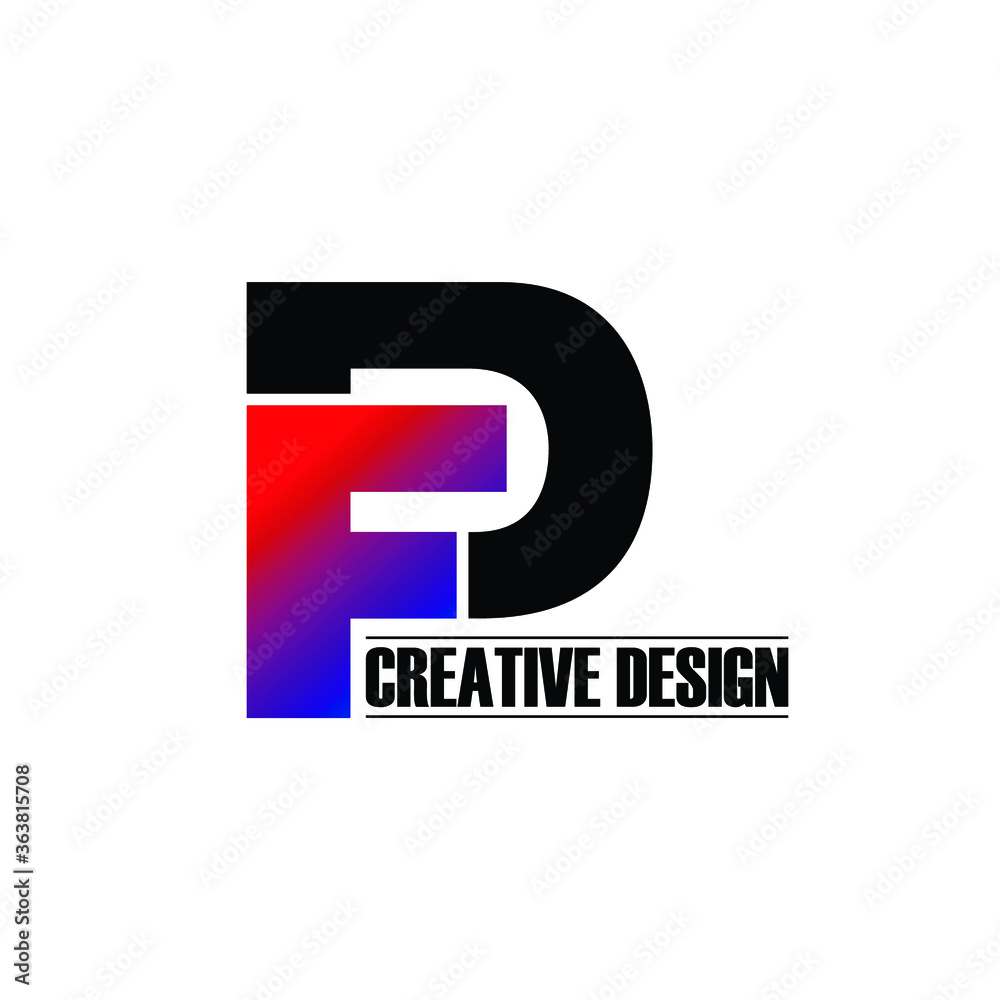 Letter FD circle logo icon design vector. monogram logo vector illustration Letter FD circle logo icon design vector. monogram logo vector illustration