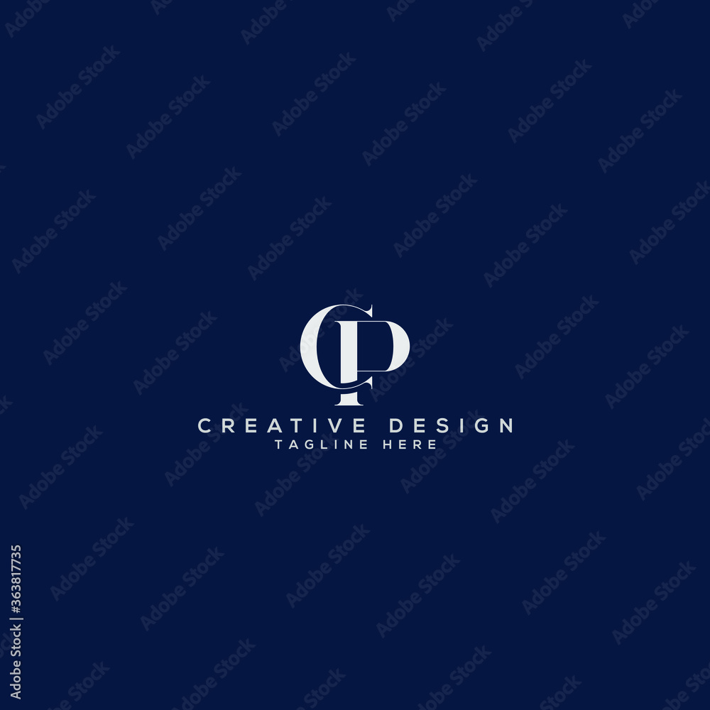 Letter CP logo icon design. Vector template graphic elements. Letter CP logo icon design. Vector template graphic elements.