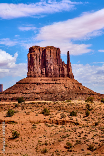Landscape of Monument valley. Navajo tribal park, USA