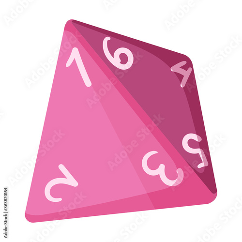 Game dice vector icon.Cartoon vector icon isolated on white background game dice.