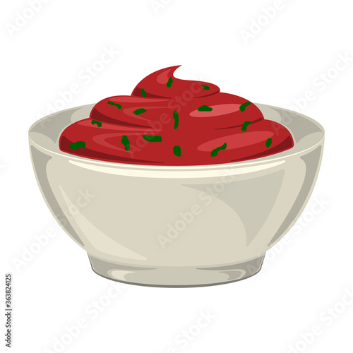 Sauce vector icon.Cartoon vector icon isolated on white background sauce.
