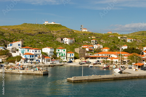 Fototapeta Naklejka Na Ścianę i Meble -  The picturesque harbor of Agios Efstratios (