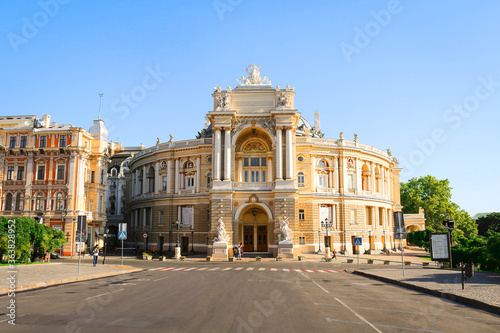 Odessa. Ukraine. 20.06.20 Odessa State Academic Opera and Ballet Theater