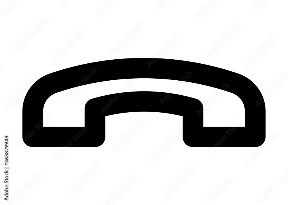 End Call Icon Vector Illustration Eps10 End Call Icon Vector Illustration Eps10