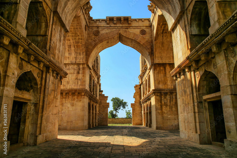 Koshak Mahal medieval palace, Chanderi, Madhya Pradesh, India. Koshak Mahal medieval palace, Chanderi, Madhya Pradesh, India.