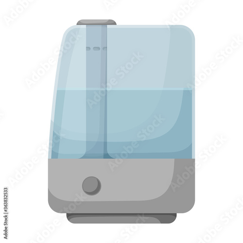 Humidifier vector icon.Cartoon vector icon isolated on white background humidifier.