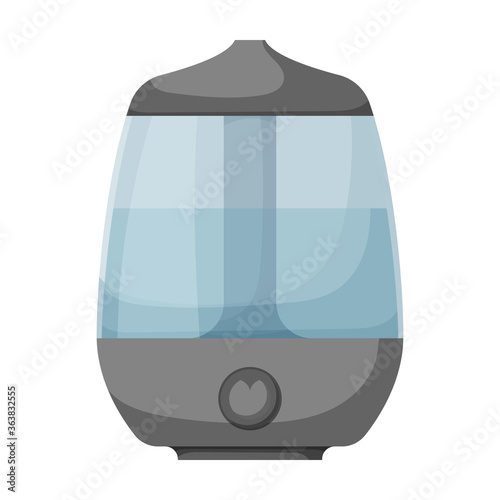 Humidifier vector icon.Cartoon vector icon isolated on white background humidifier.