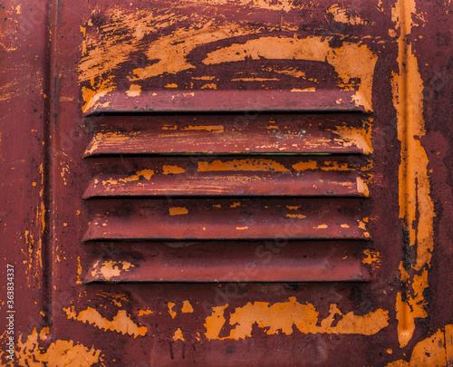 Rusty texture of machinery equipment