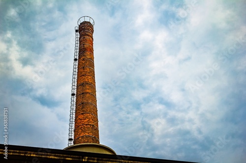 old chimney abandoned photo