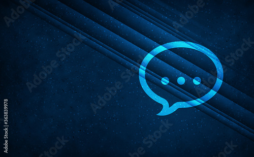 Talk icon natural sky light abstract dark blue background stripes pattern illustration