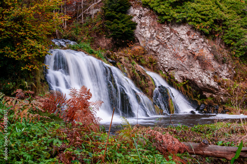 Long exposure photo of a waterfall