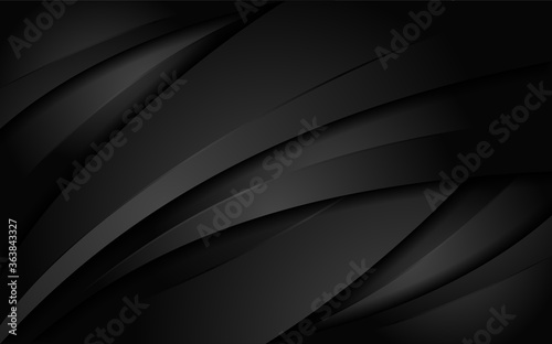Abstract dynamic black with tribal style background design. Graphic design template