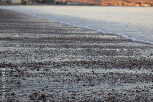 Beath sand and waves