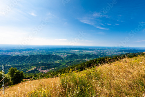 View from Mount Cesen in Italy