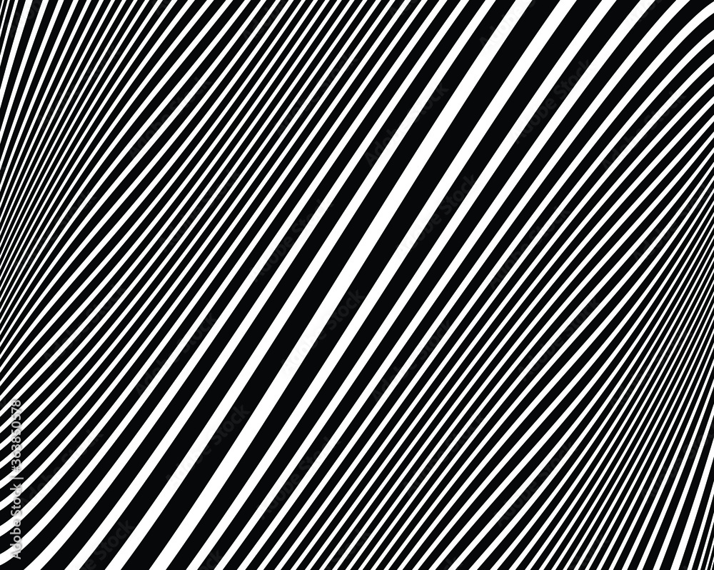 Line art optical art. Psychedelic background. Monochrome background. Optical illusion style. Black dark background. Modern pattern. Abstract graphic texture. Graphic ornament. Vector template Line art optical art. Psychedelic background. Monochrome background. Optical illusion style. Black dark background. Modern pattern. Abstract graphic texture. Graphic ornament. Vector template