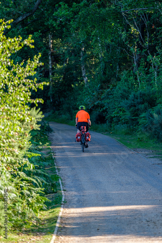 Healthy start to the day, with a good walk, run or bike ride. photo