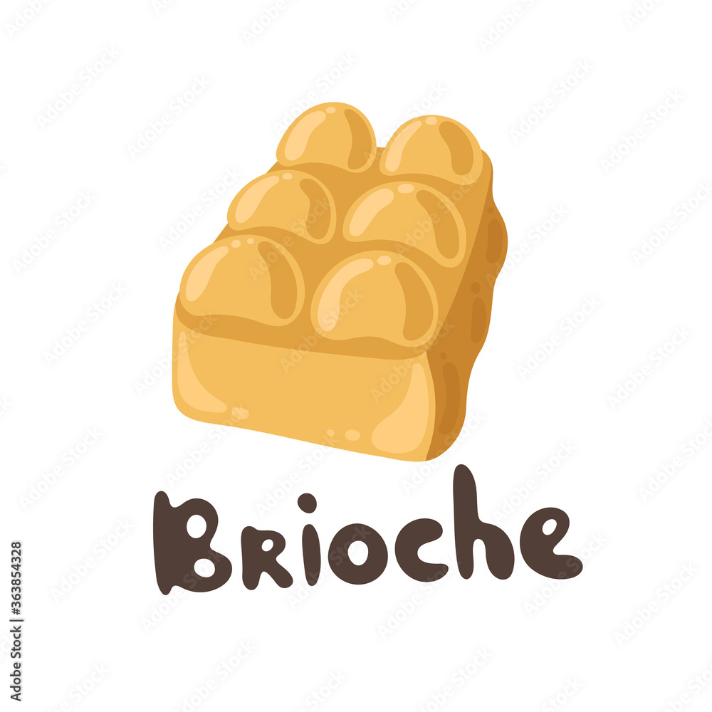 Brioche bread drawing. Cute flat style. Vector Brioche hand drawn logo. French food clipart. National food of France. Icons for menu. Vector template for cafe or bakery design. Brioche bread drawing. Cute flat style. Vector Brioche hand drawn logo. French food clipart. National food of France. Icons for menu. Vector template for cafe or bakery design.