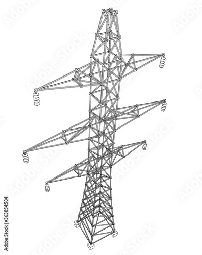 Electric pylon or electric tower concept