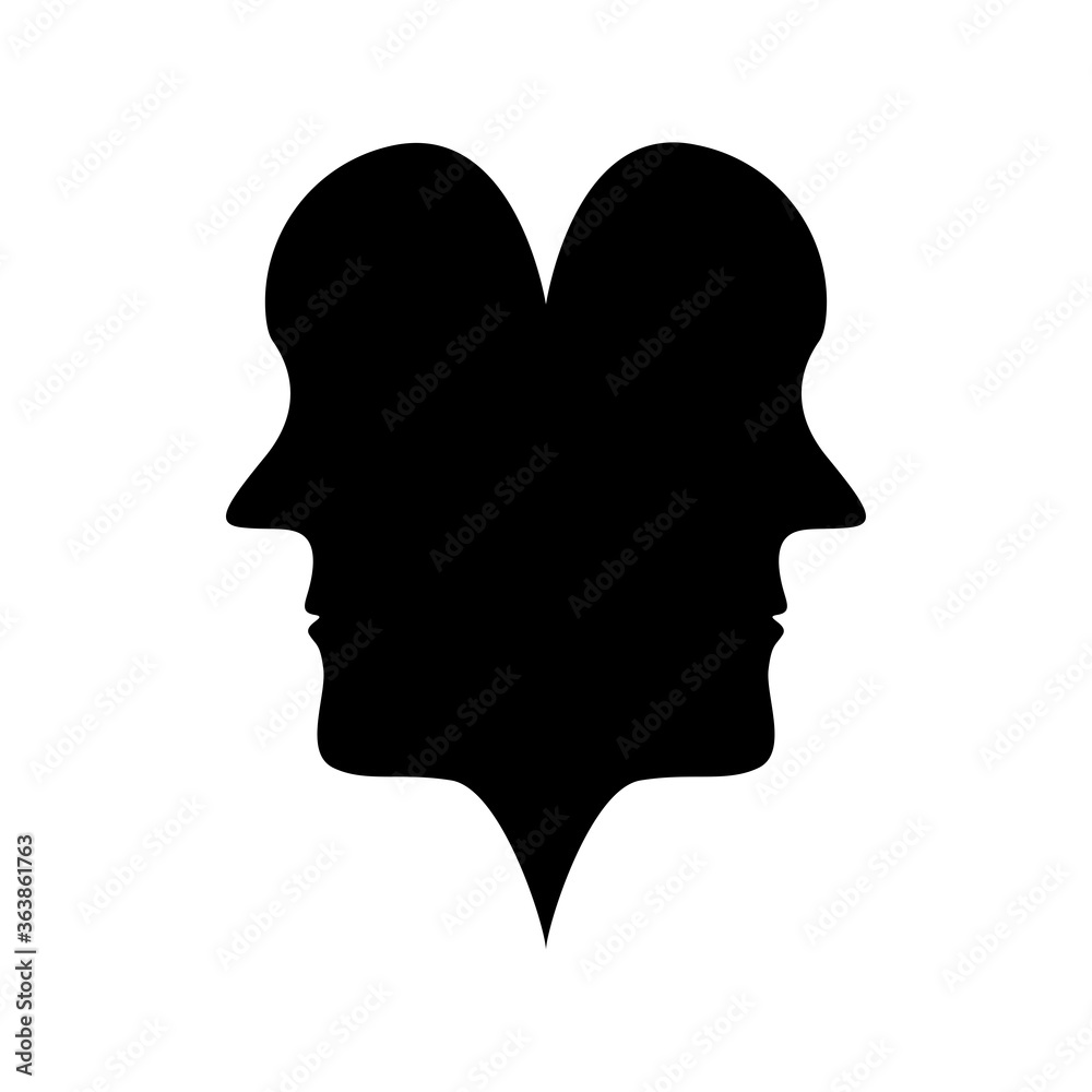 Face, Head silhouette icon