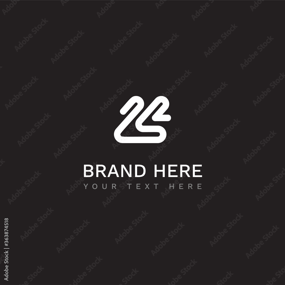 Abstract Logo can be used for web, landing page, business, elegant, and can editable