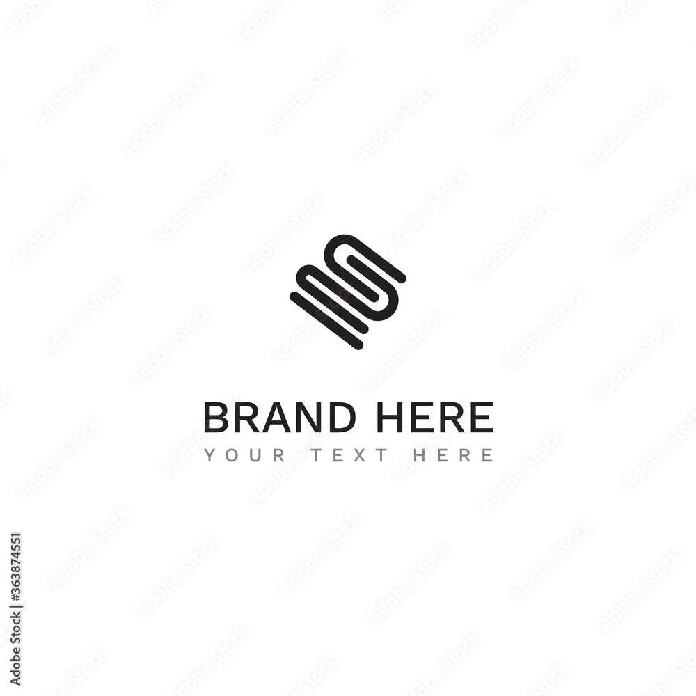 Abstract Logo can be used for web, landing page, business, elegant, and can editable Abstract Logo can be used for web, landing page, business, elegant, and can editable