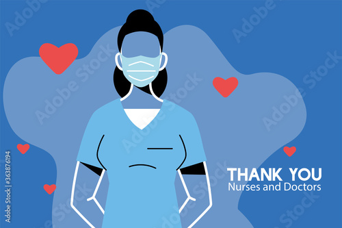 Thanks to the doctors who work in hospitals and fight coronavirus