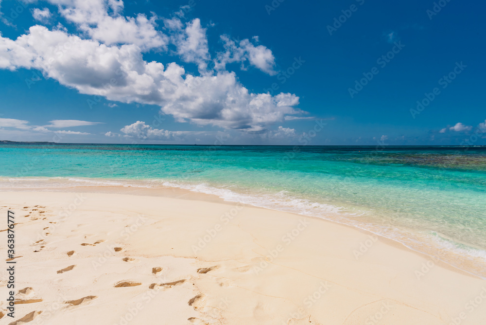 panorama dell'isola dei Caraibi di Anguilla