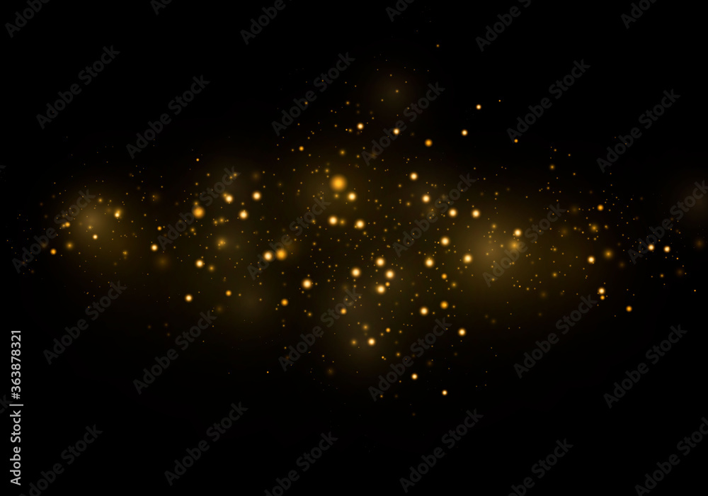 Dust sparks sparkle