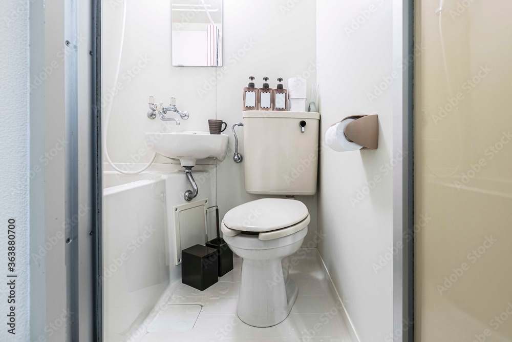 Old style toilet In a small toilet in a wooden house Old style toilet In a small toilet in a wooden house