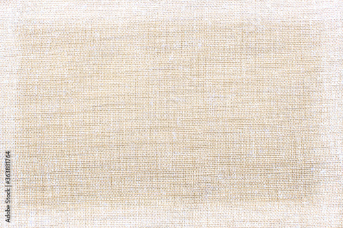 Natural linen material textile canvas texture background