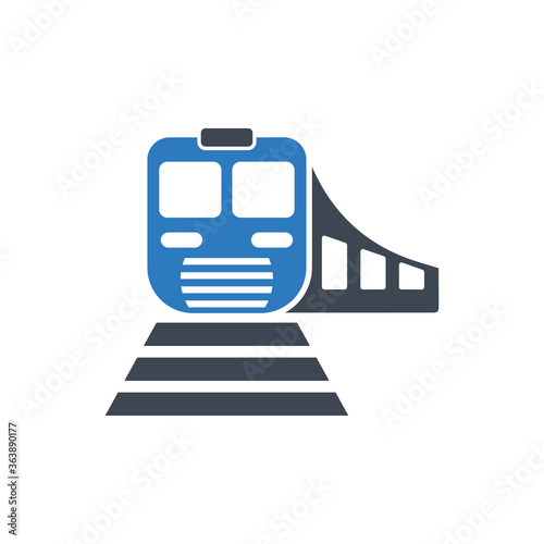 Train icon (vector illustration))